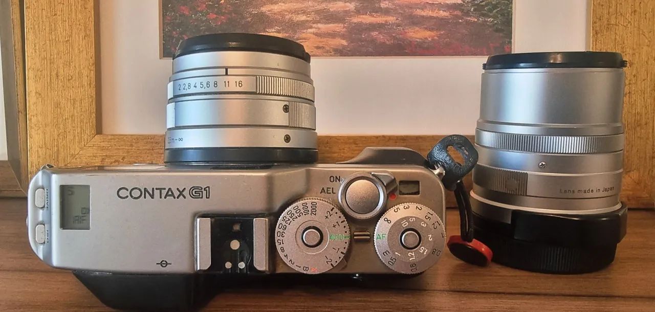Contax G1 + Zeiss 45mm f/2 + 90mm f/2.8 - Câmeras e Filmadoras