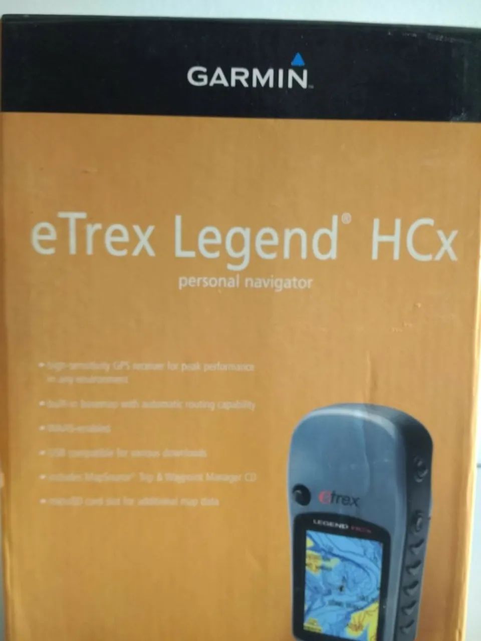 GPS Garmin eTrex Legend HCx novo na caixa 