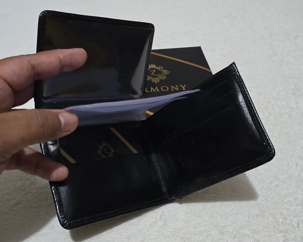 Carteiras de couro da Zarmony original  - Foto 4