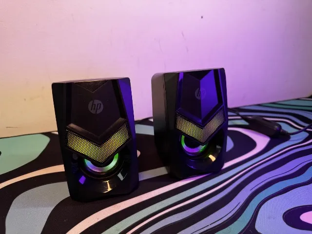 Caixa de Som HP Preta RGB Light DHE-6000