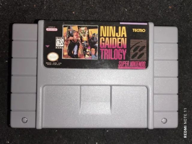Jogo Super Nintendo Ninja Gaiden Trilogy