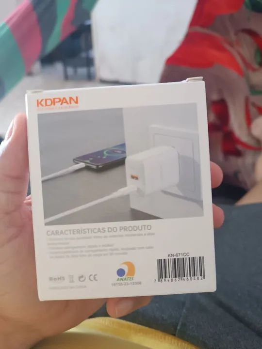 Carregador Turbo 35W Kdpan para Smartwatch - Novo - Foto 3