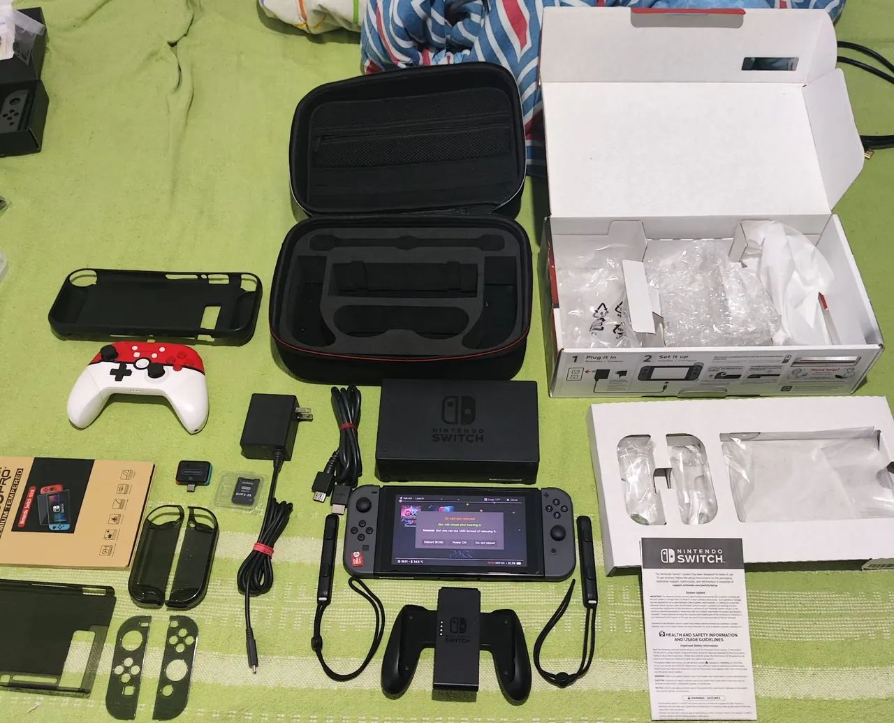 Nintendo Switch V1 - Desbloqueado por Software. Impecável! 