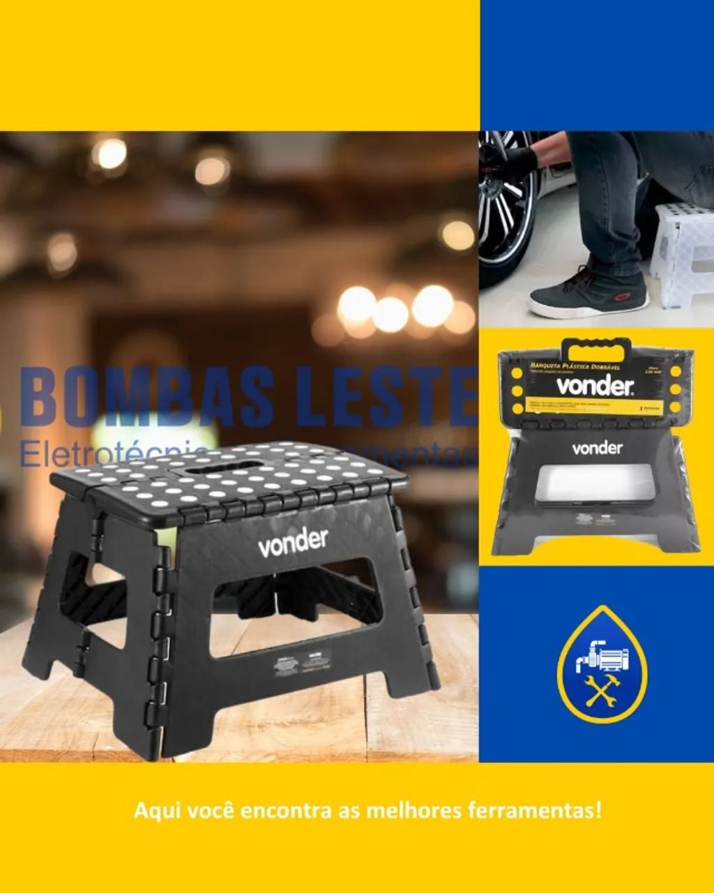 BANQUETA PLASTICA DOBRAVEL