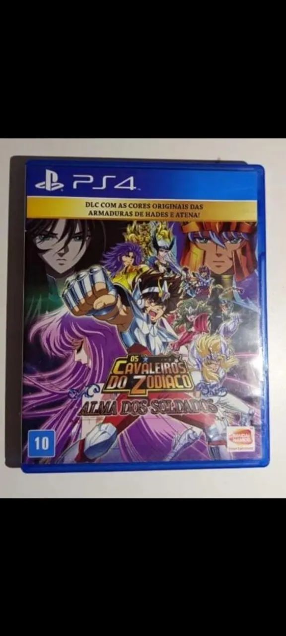 OPORTUNIDADE ÚNICA - JOGO DE PS4 CAVALEIROS DO ZODÍACO ALMA DOS SOLDADOS - RARIDADE!!!