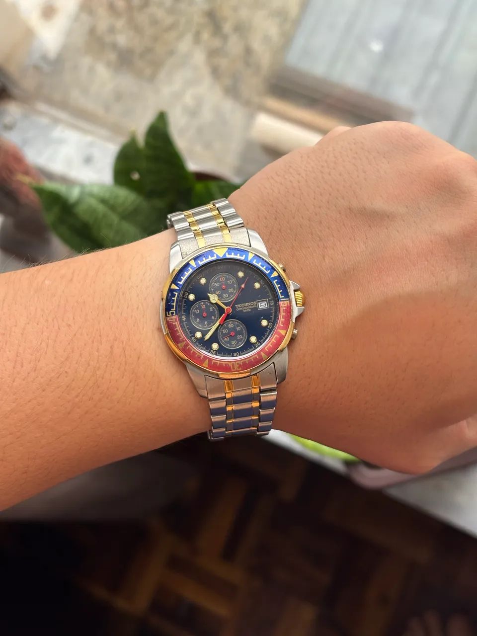 Relógio Technos Chronograph OS10 AB TEC 965 - Foto 5