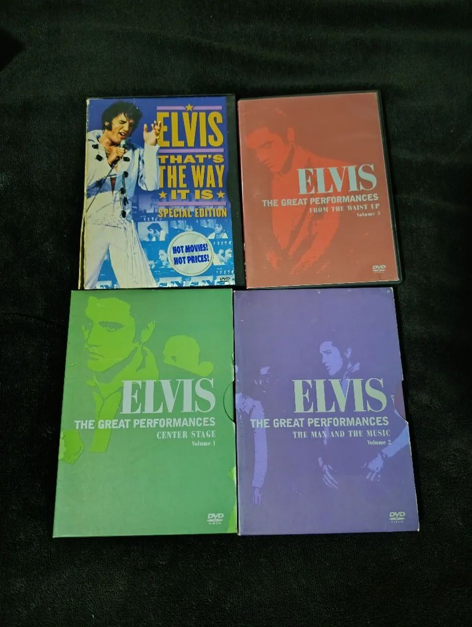 Lote de Dvds Elvis Presley 