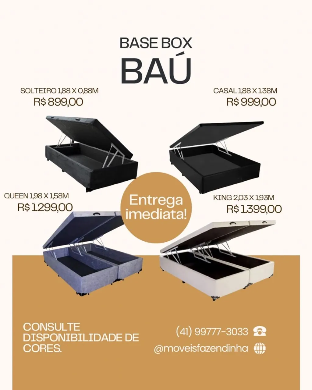 Base Baú para Cama