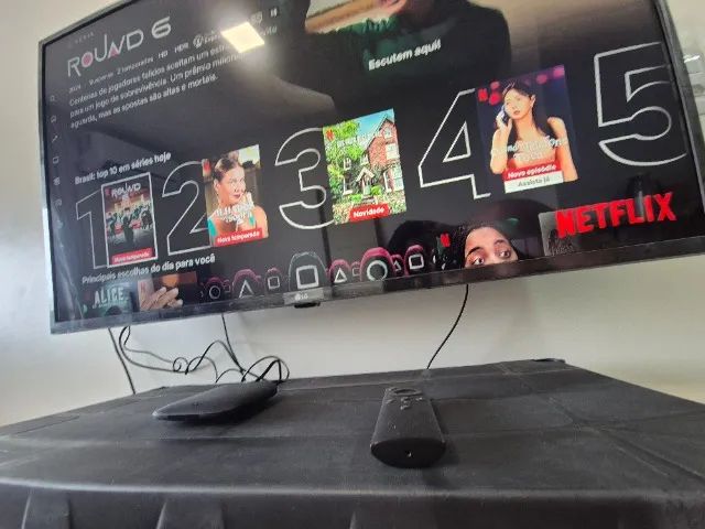 TV Box Xiaomi Mi Box TV 4K com Android TV e Controle Remoto com microfone - Foto 5