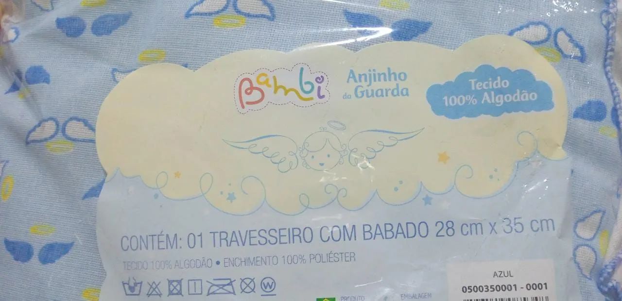 Travesseiro para bebê santo anjo do Senhor - Foto 2