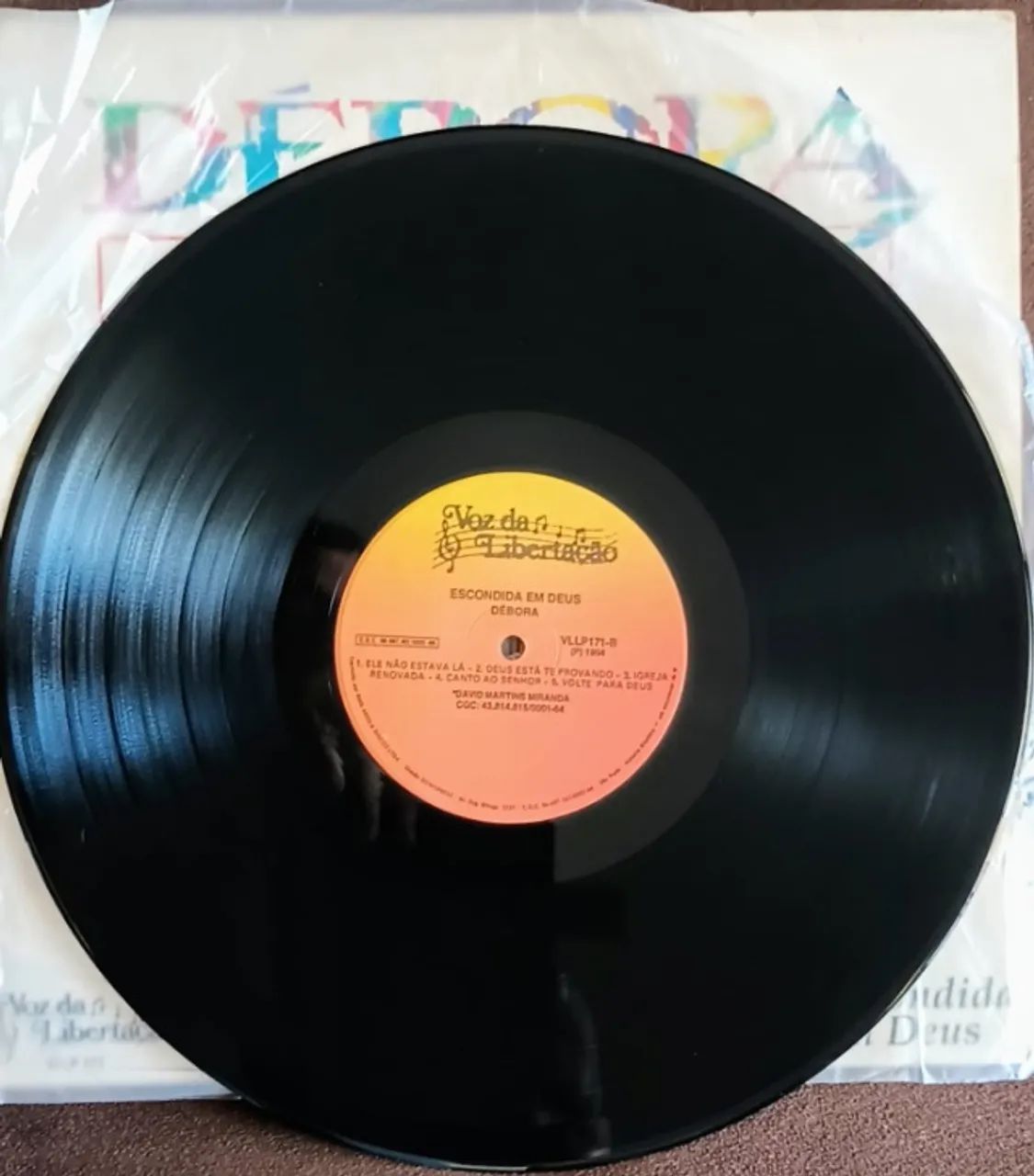 Lp Disco De Vinil Gospel Evangélico Débora - Escondida em Deus - Foto 3