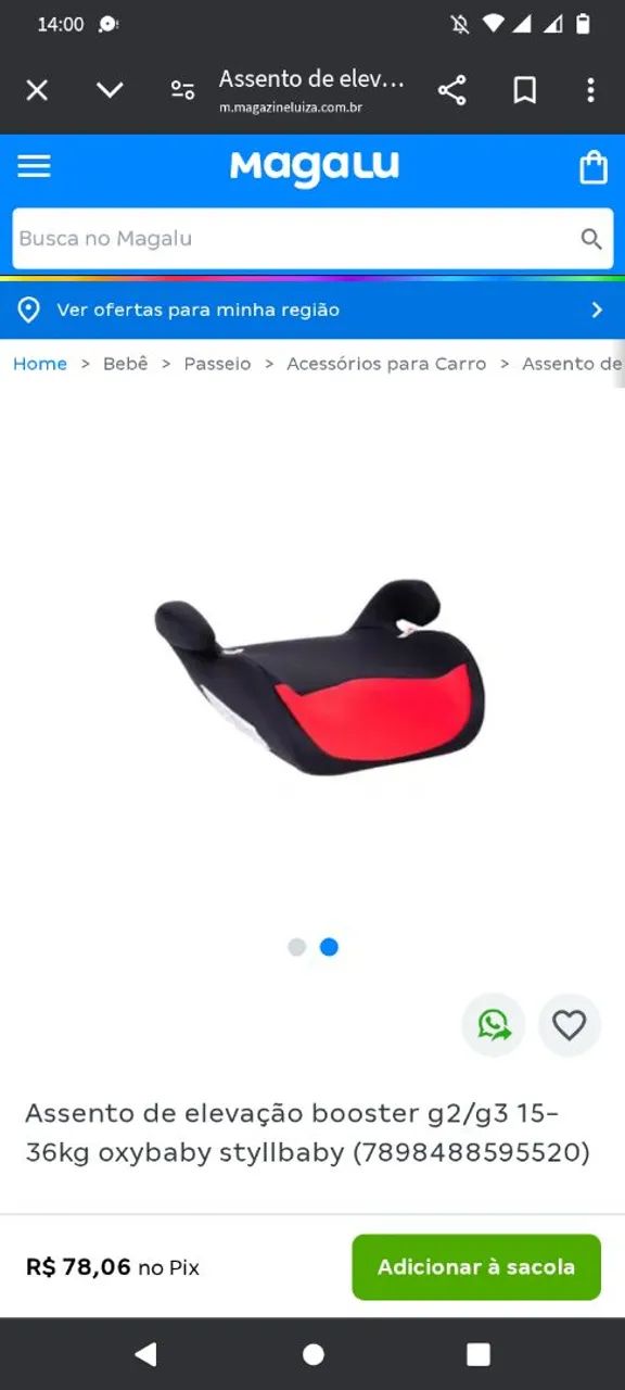 Assento de Carro para Bebê  - Foto 5