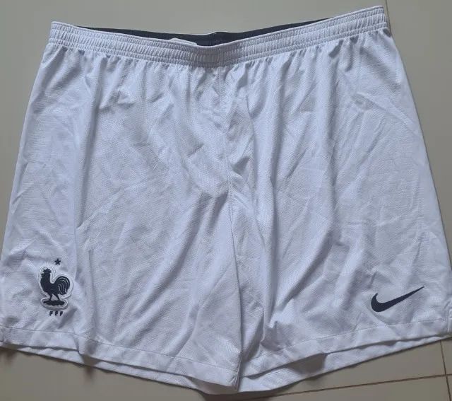 Calção França Nike Seleção Francesa Branco Tamanho GGG