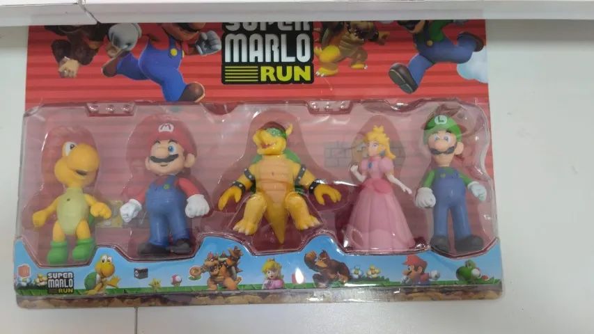 Kit bonecos MARIO