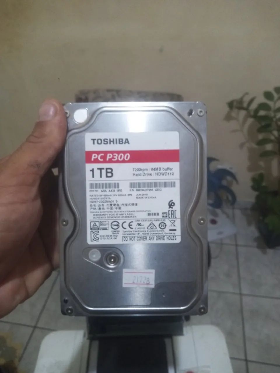 HD Toshiba P300 1TB 3.5" SATA 3   - Foto 2
