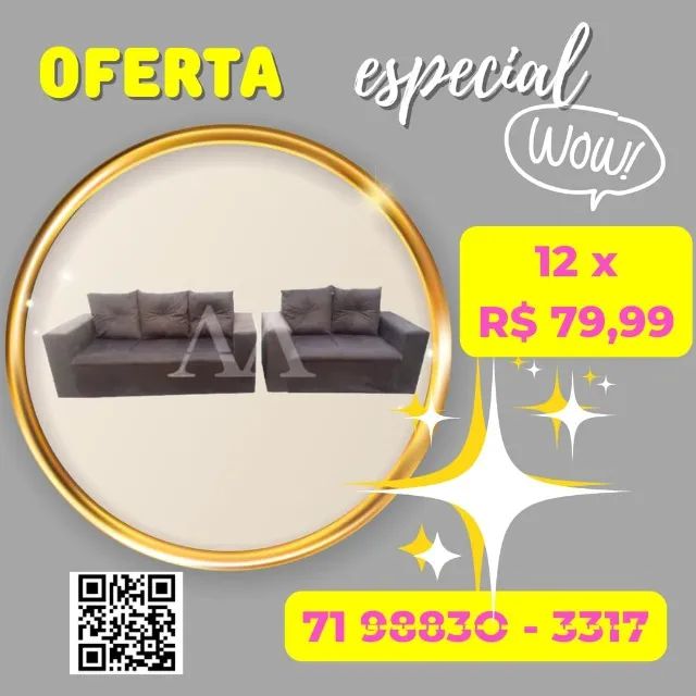Sofá Conjunto Entrega Imediata 64288870500355120
