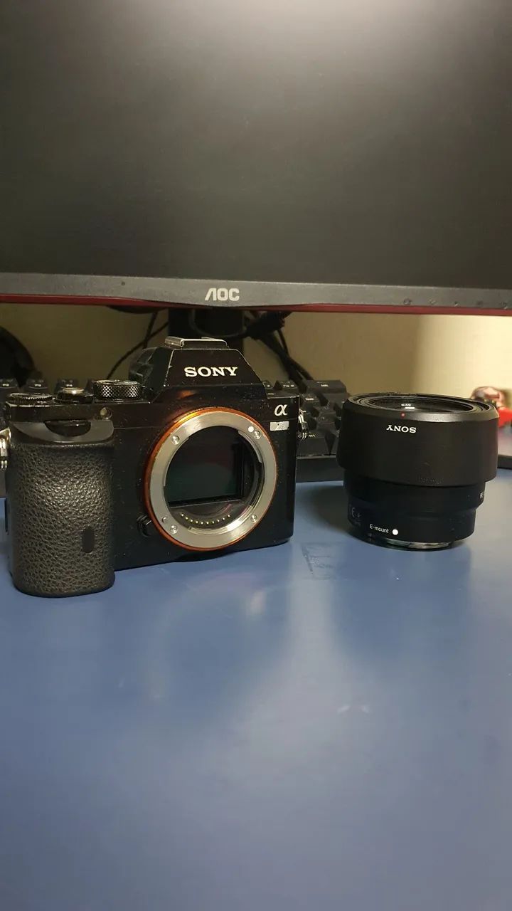 Câmera Sony Alpha com lente - Foto 4