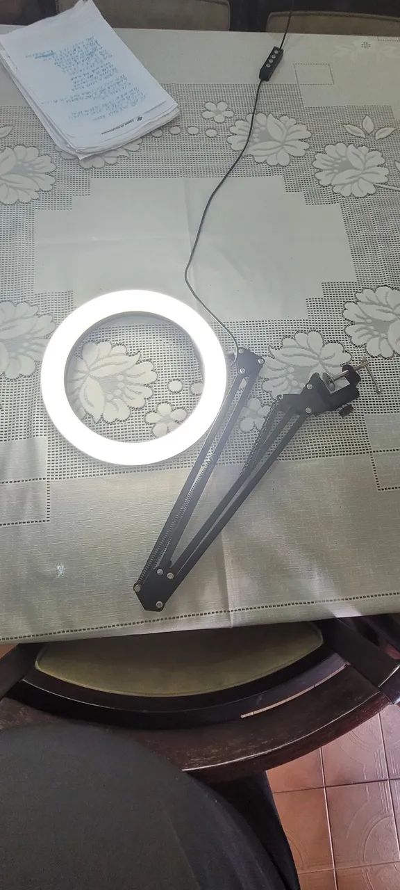 Ring Light RGB com suporte ajustável  - Foto 5