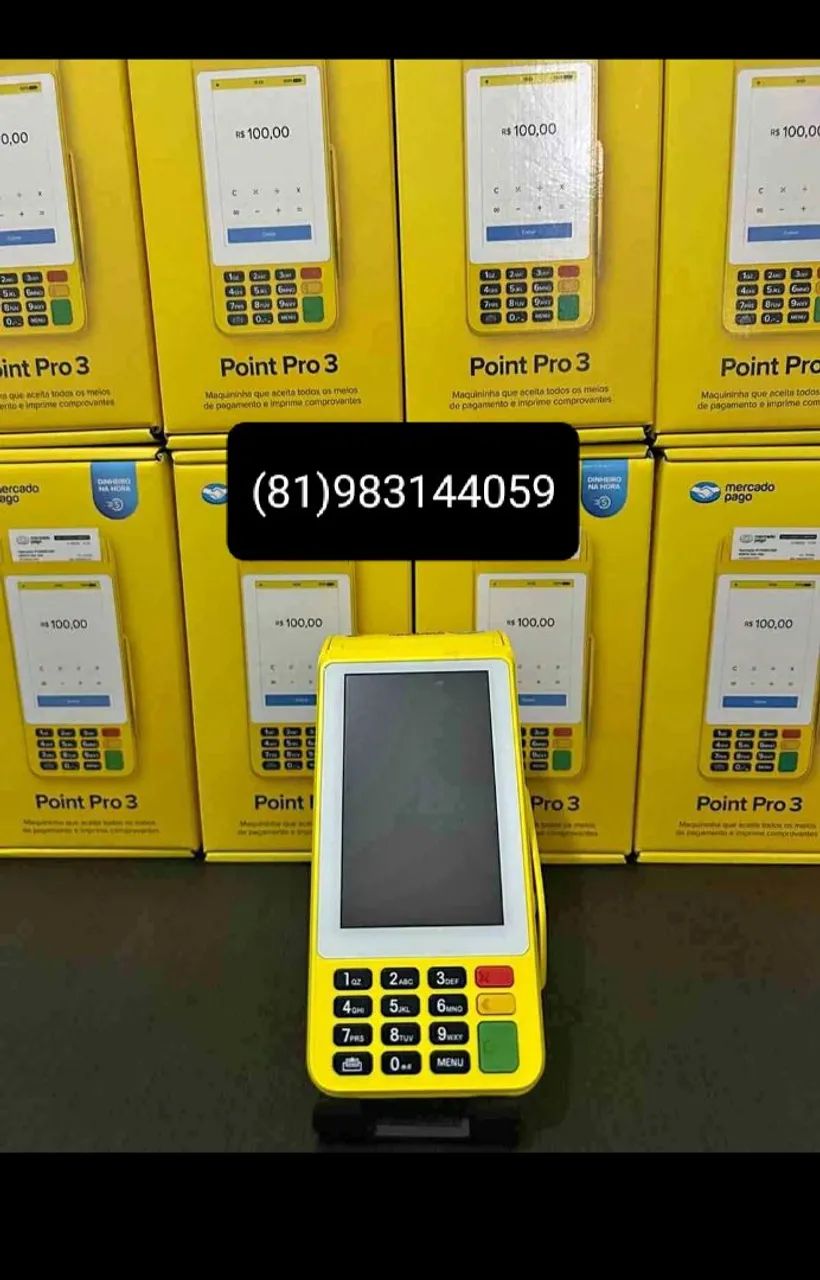 Máquina de Cartão Point Pro 3 - Mercado Pago