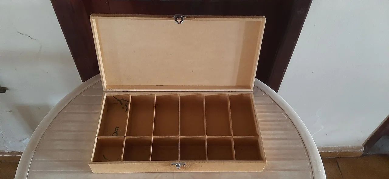 Caixa para dinheiro de mdf com trava - Foto 2