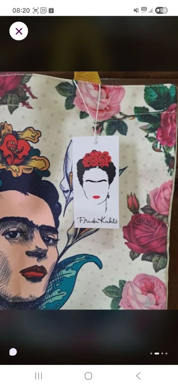 Bolsa Frida Kahlo - Foto 2