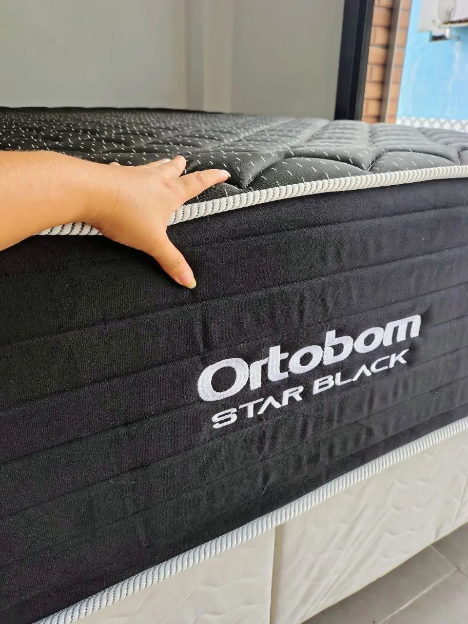 ORTOBOM D45 COM MOLAS ENSACADAS 38 CENTÍMETROS DE ESPESSURA 