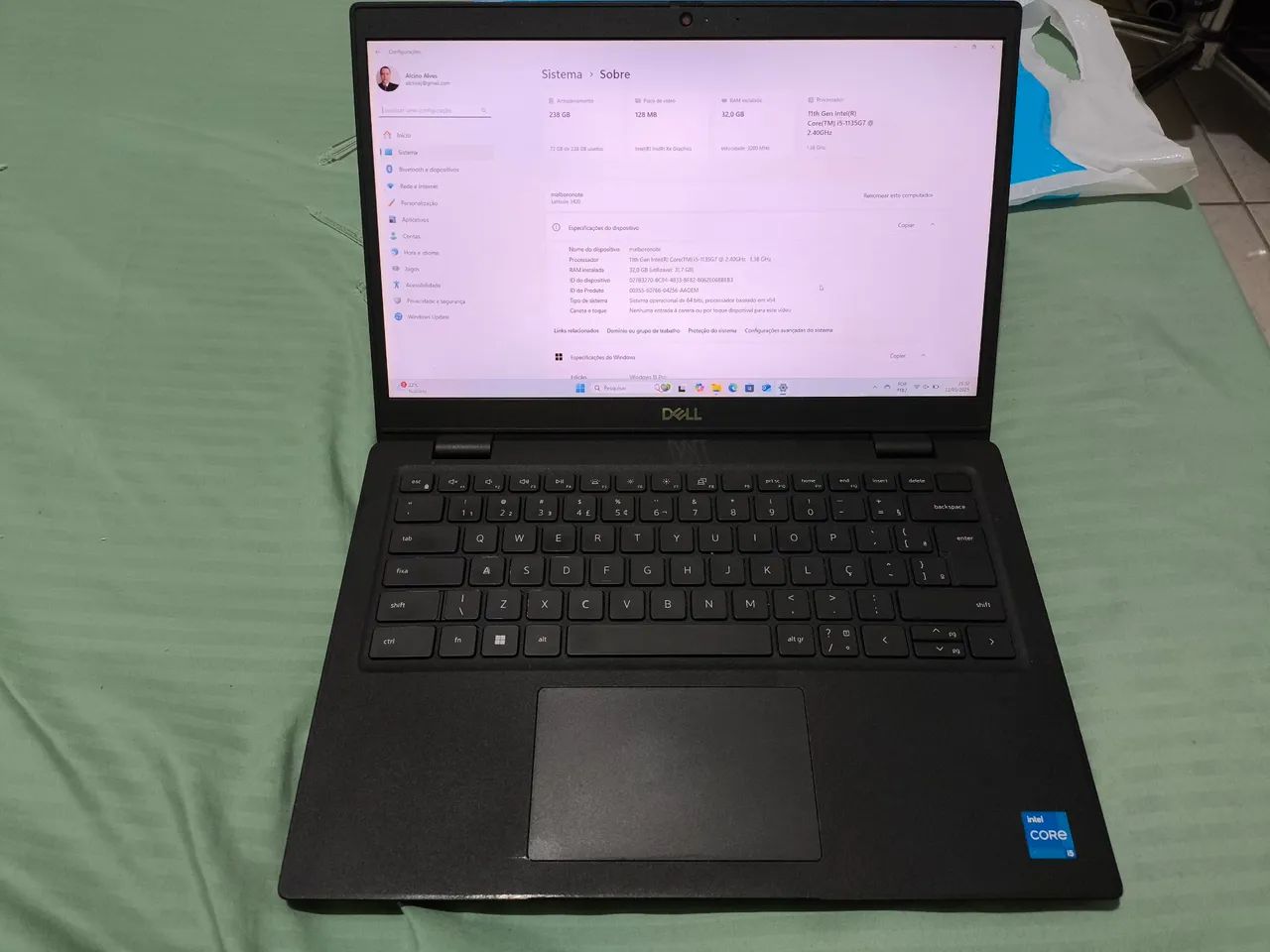 Notebook Dell 32gb Latitude 3420  11ª Geração nvme 256gb Intel Core i5 - Foto 3