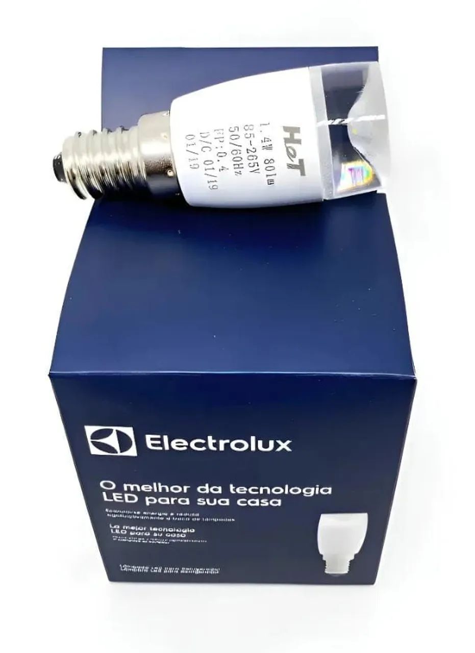 LAMPADA LED REFRIGERADOR ELECTROLUX  DF/DFN ORIGINAL COR DA LUZ BRANCA