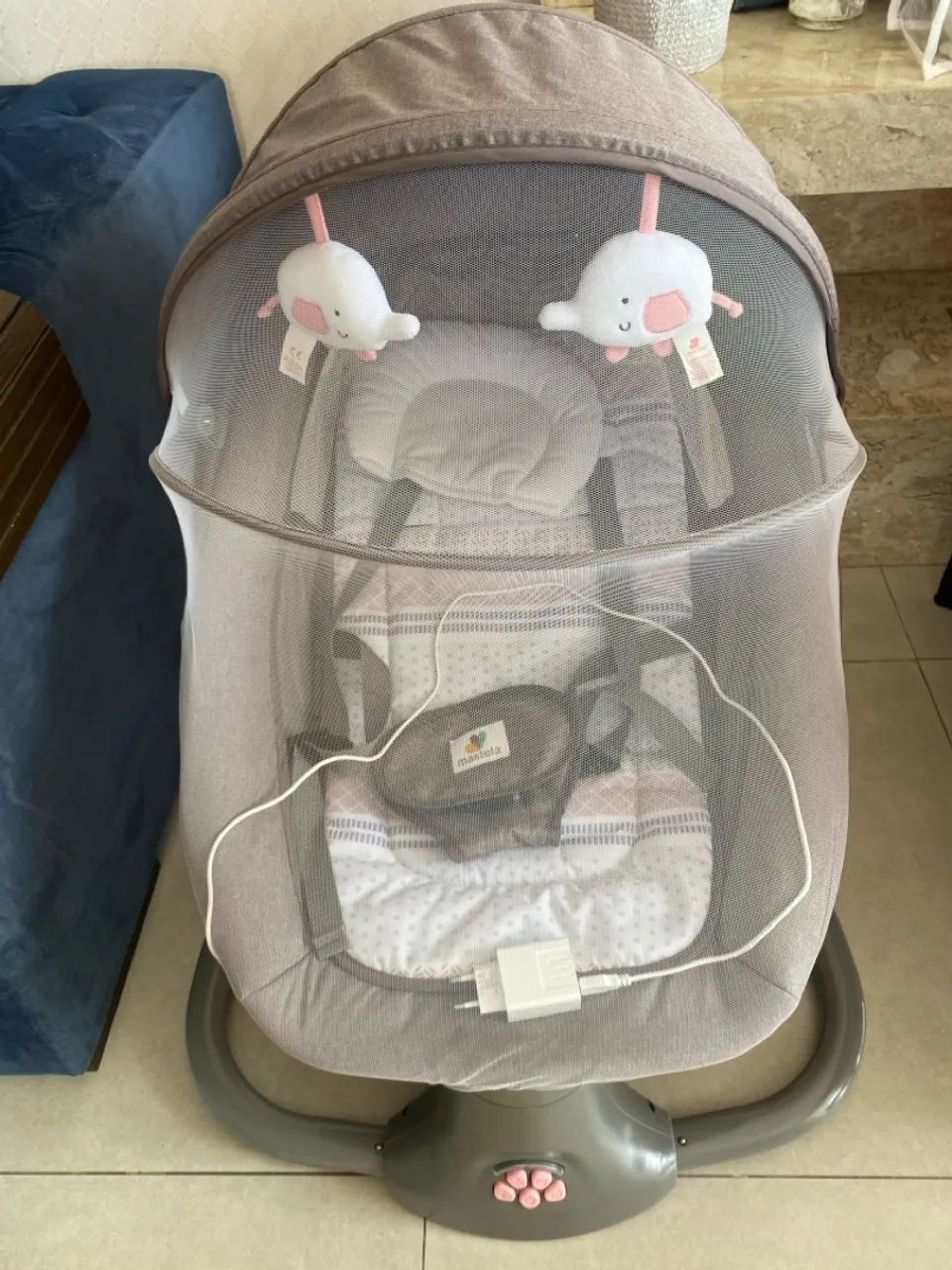 Balanço Infantil Mastela com Capota e Móbile - Foto 2