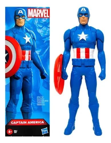Boneco - Marvel Capitao America 20cm - F6607 HASBRO