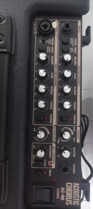 Ampler para violão ROLAND mod.ac90,no case,obs nunca foi usado - Foto 3