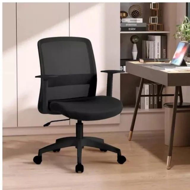 Cadeira Diretor NIX Tela Preta Ergonômica Confortável Ideal p/ Escritório Moderno 30800 - Foto 6