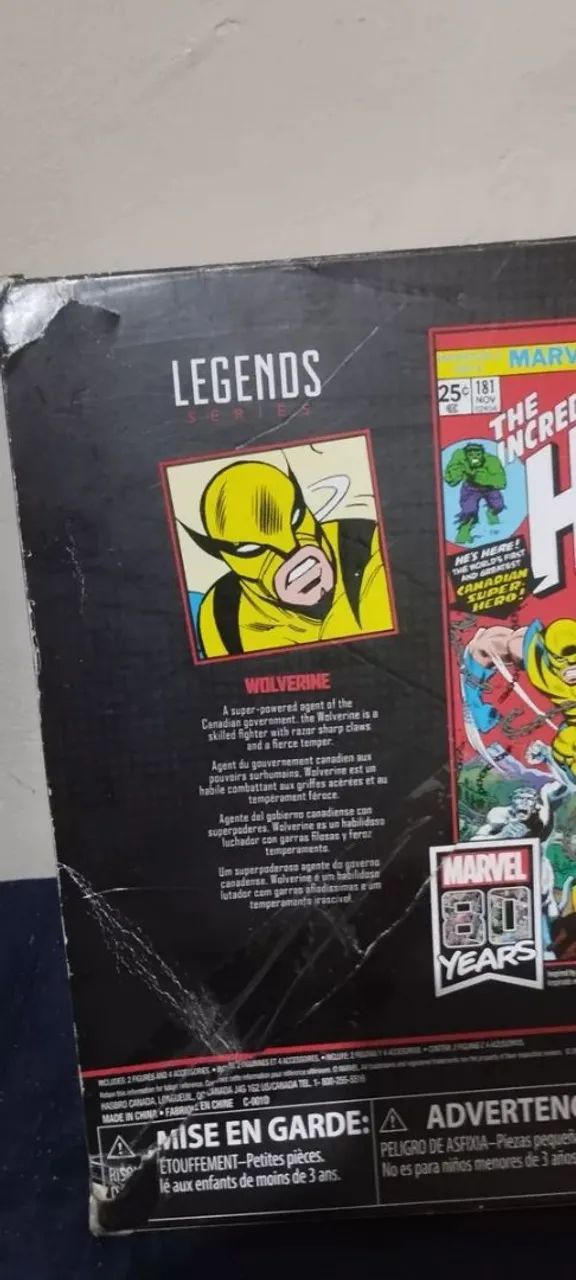 Marvel Legends Wolverine vs Hulk - 2 Pack Hasbro  - Foto 3