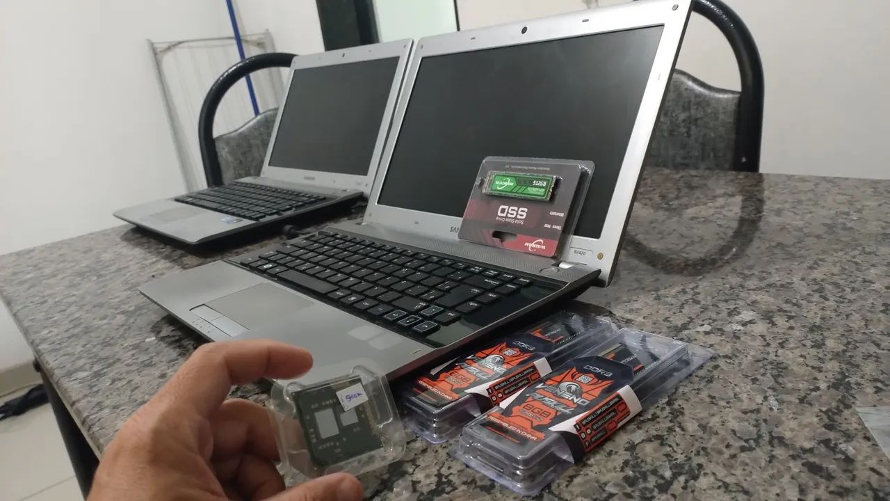 Processador Intel Core i5-560M - temos i7 620m i5 540m, i5 520m,  temos memoria 4gb e ssd - Foto 6