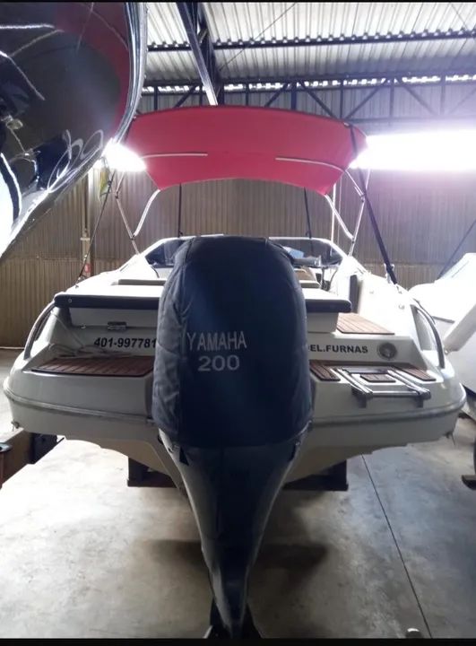 Lancha Ventura 23 motor Yamaha 200hp ano 2018 homologada 12 + 1 - Foto 6