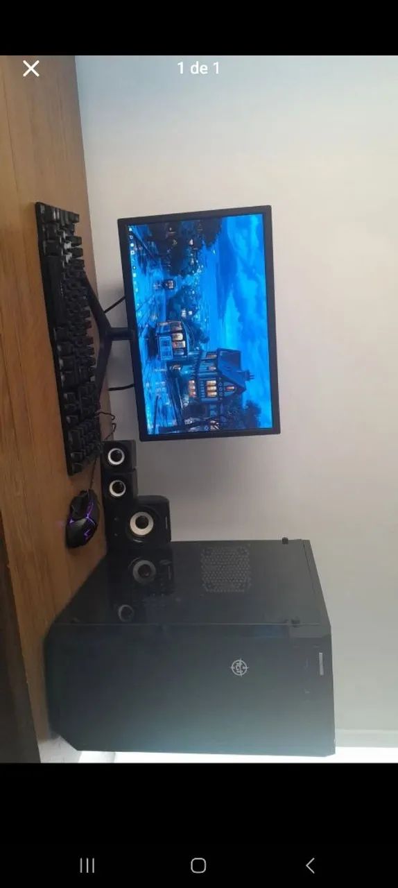 Computador + kit perifericos + monitor