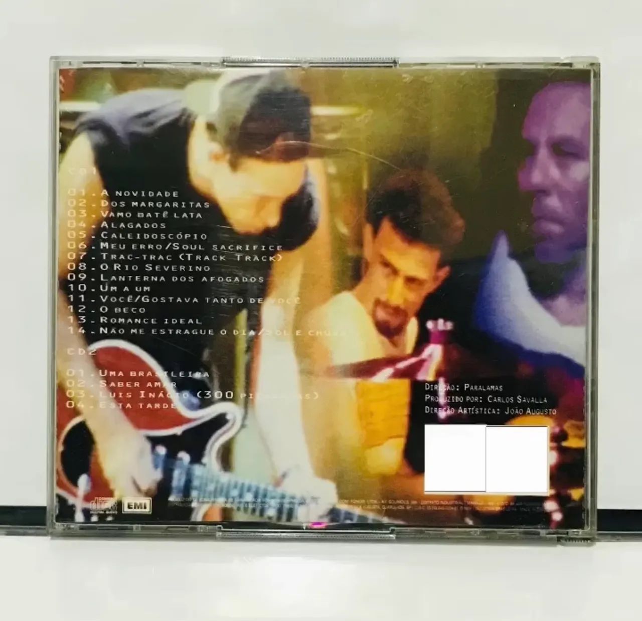 Cd duplo original paralamas ao vivo - Vamo batê lata(1995) - Foto 2