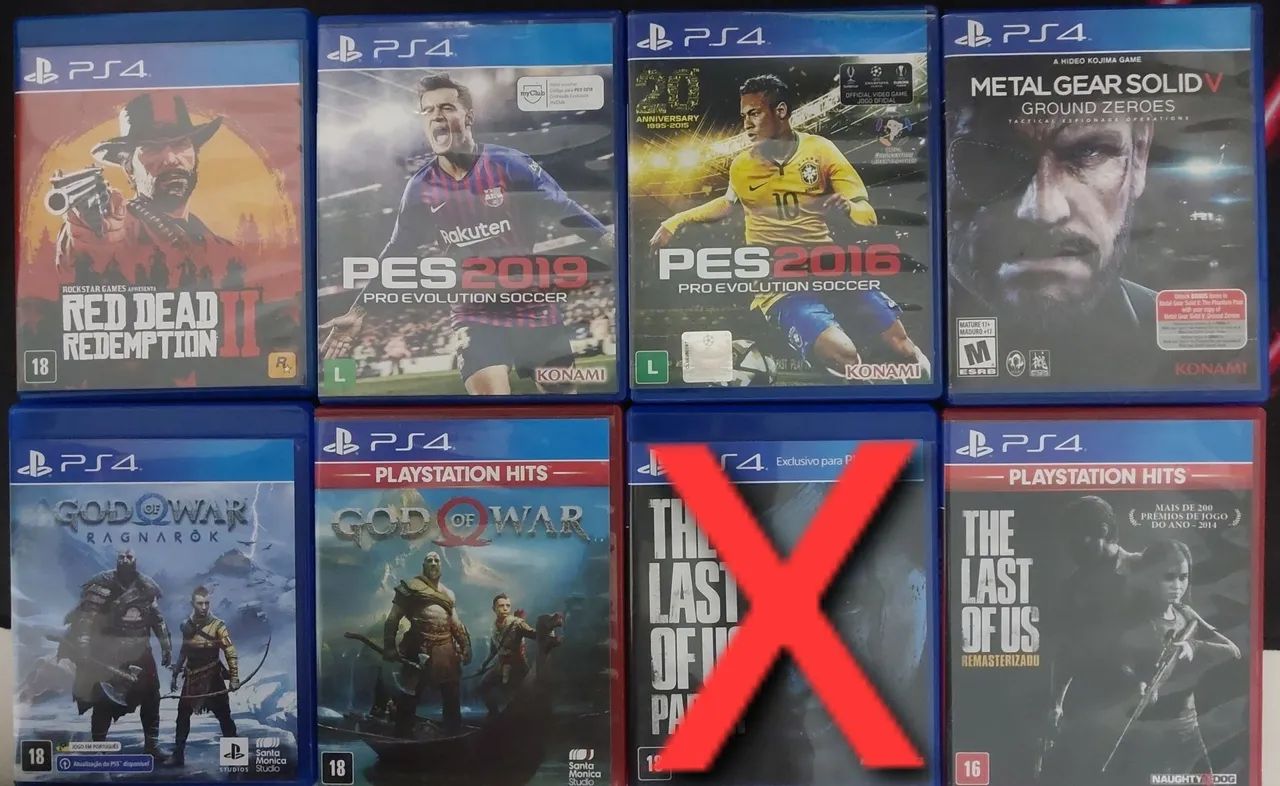 Jogos de PS4 em EXCELENTE ESTADO