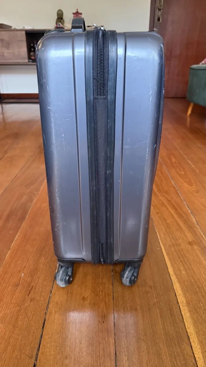 Mala Samsonite Winfield 2 Cinza Usada - Foto 5