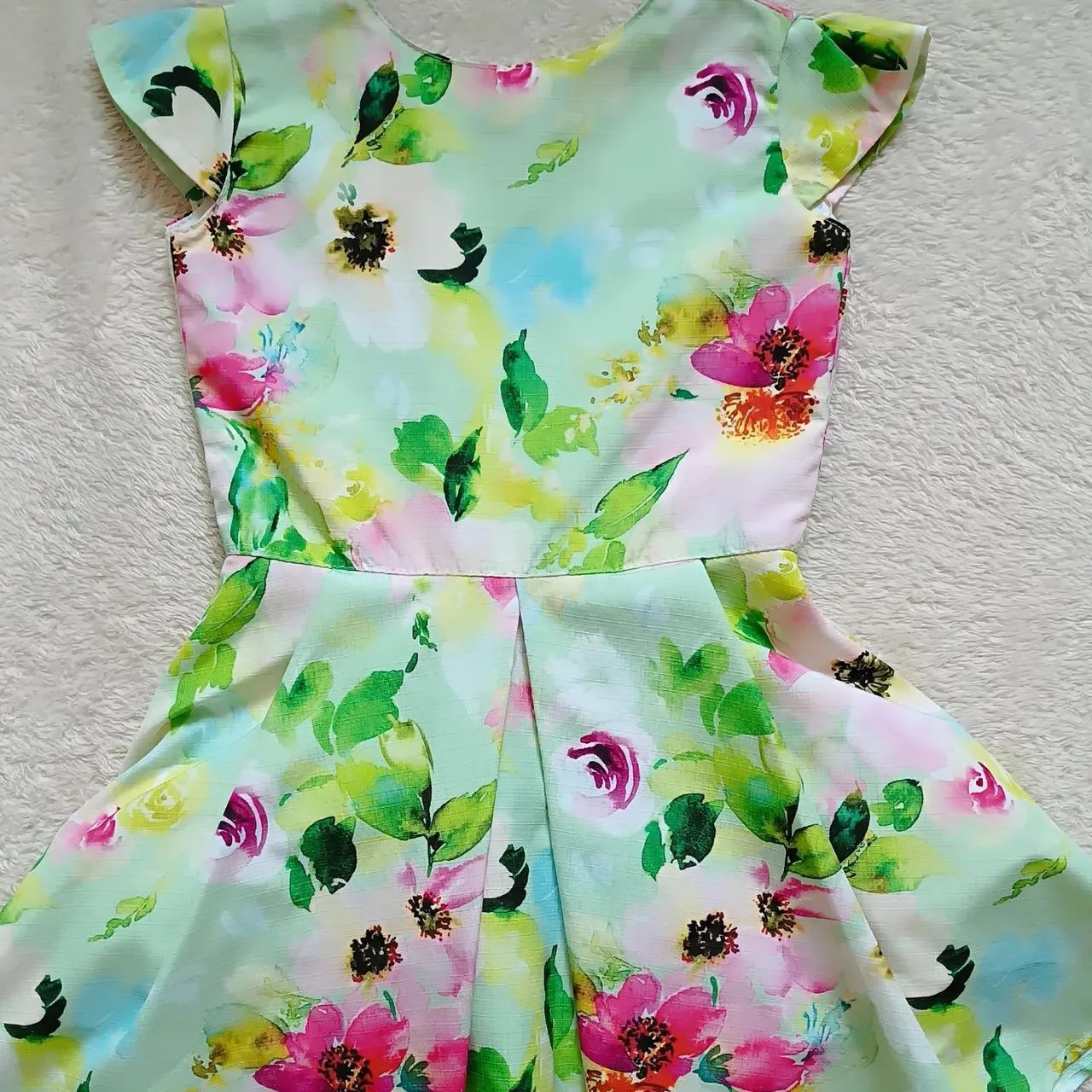 Vestido infantil floral 