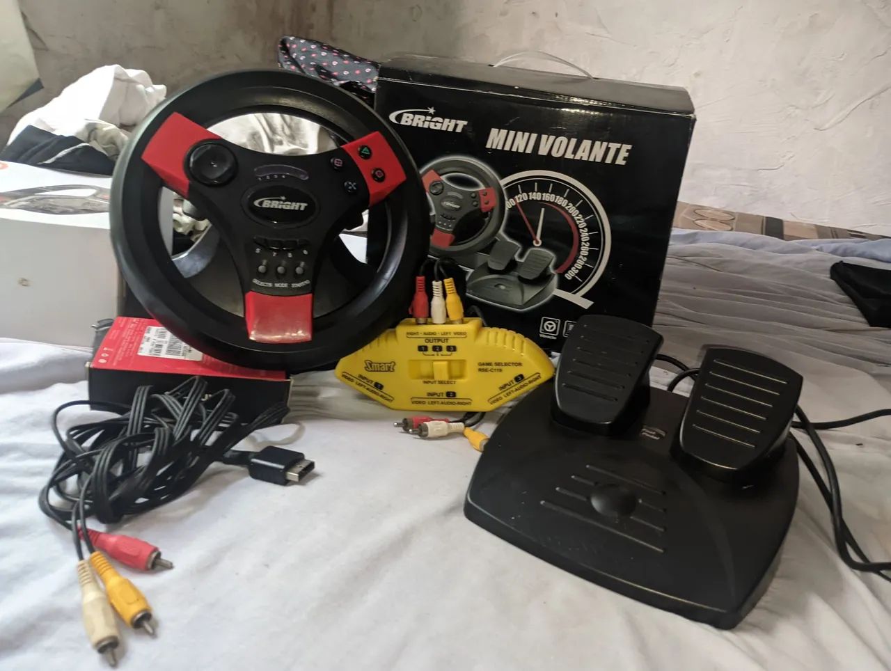 Mini Volante Bright para PC e Playstation - Foto 4