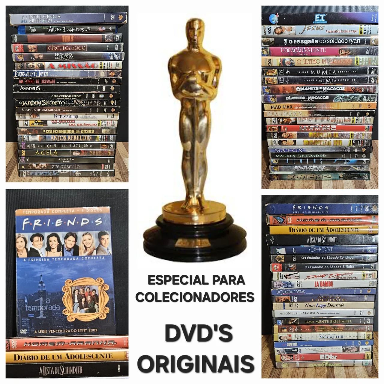 DVDs Oscar Filmes Vencedores