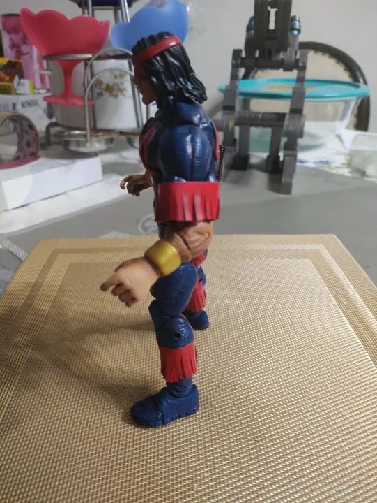 BONECO PASSARO TROVEJANTE I THUNDERBIRD GIANT SIZE CUSTOM feito com MARVEL LEGENDS Warpath - Foto 3