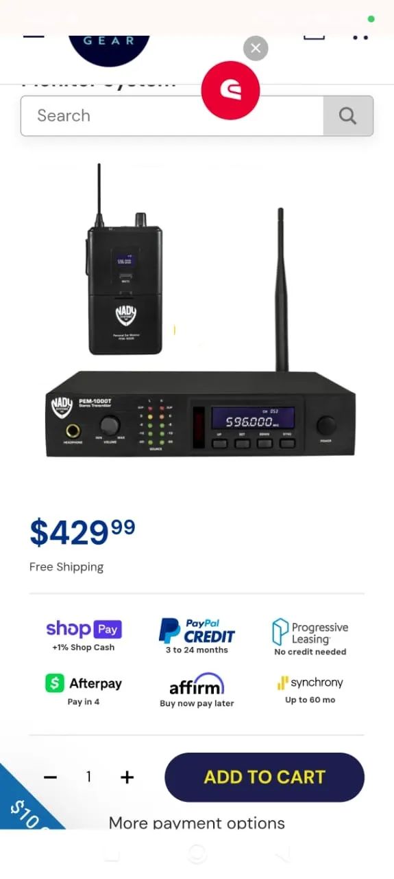 Monitor sem fio para cantor musico - Foto 4