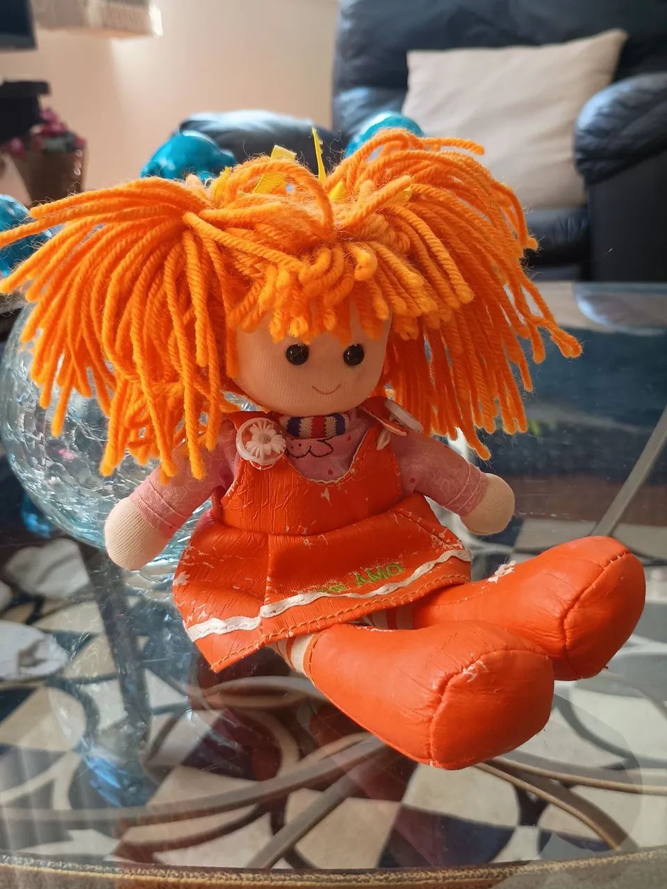 Boneca de Pelúcia com Cabelo Laranja - Foto 2