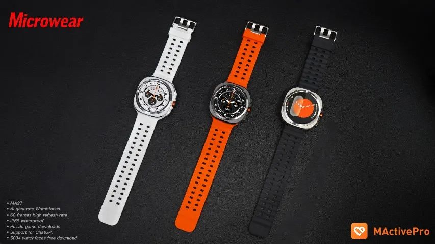 Lançamento 2025 Smartwatch MA27 Microwear, Responde Whatsapp, película+pulseira de brinde - Foto 2