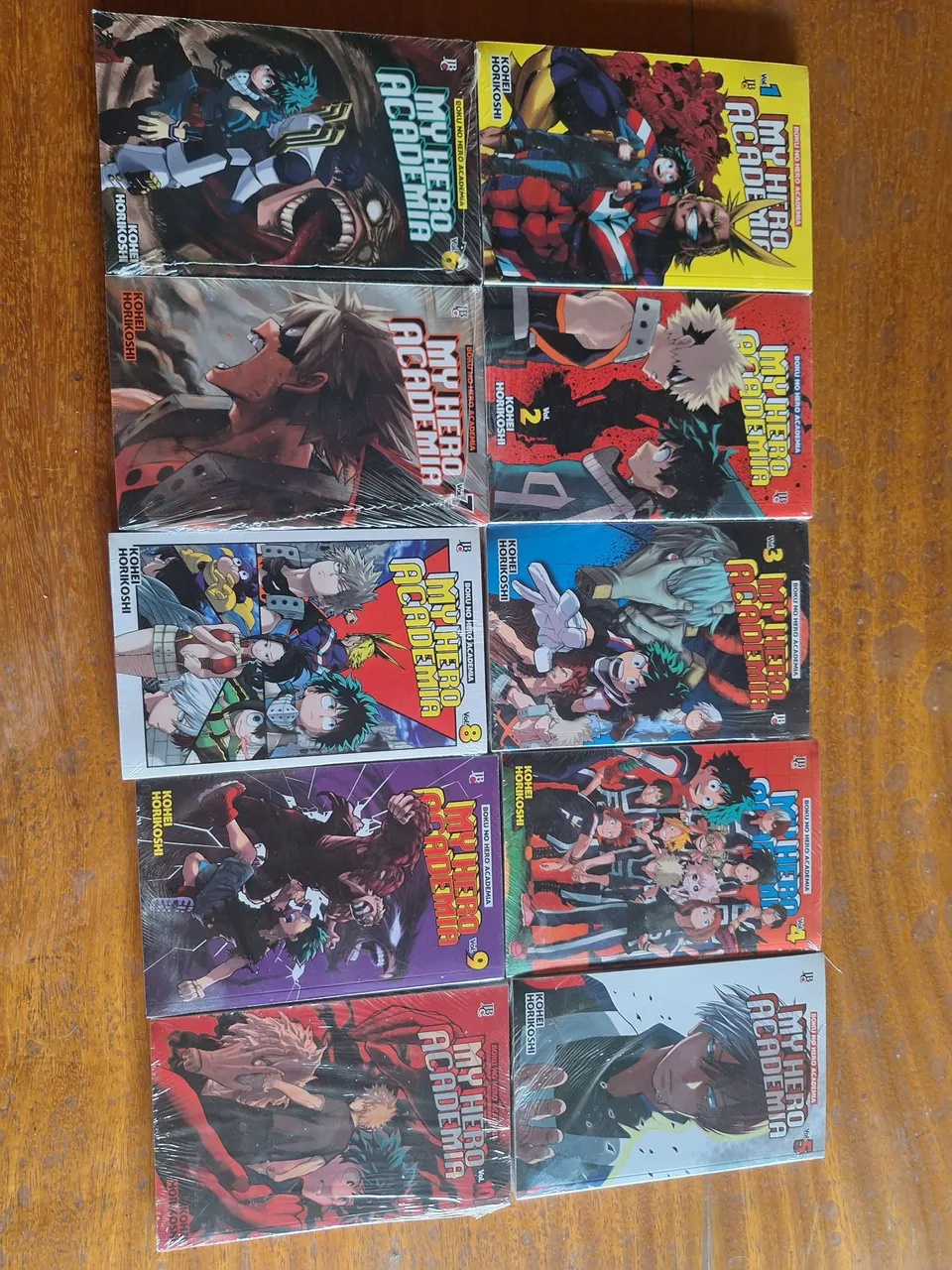 Mangá My Hero Academia - Volumes 1 a 10