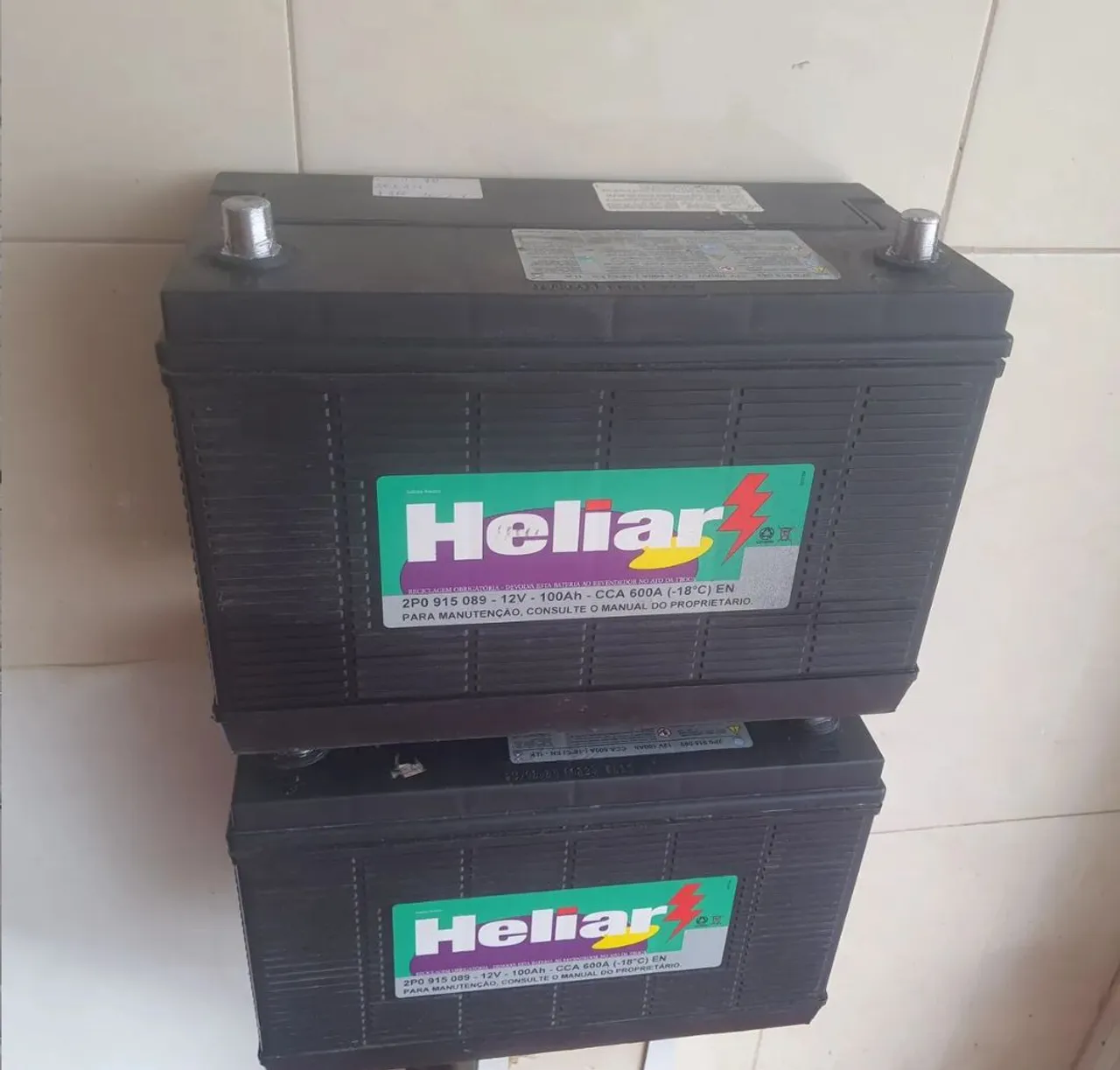 Bateria de 100 amperes a partir de r$ 229 com 6 meses de garantia
