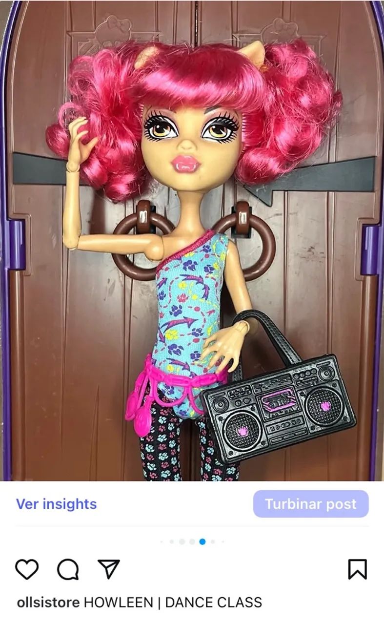 Boneca Monster High Howleen Wolf Dance Class - Foto 2