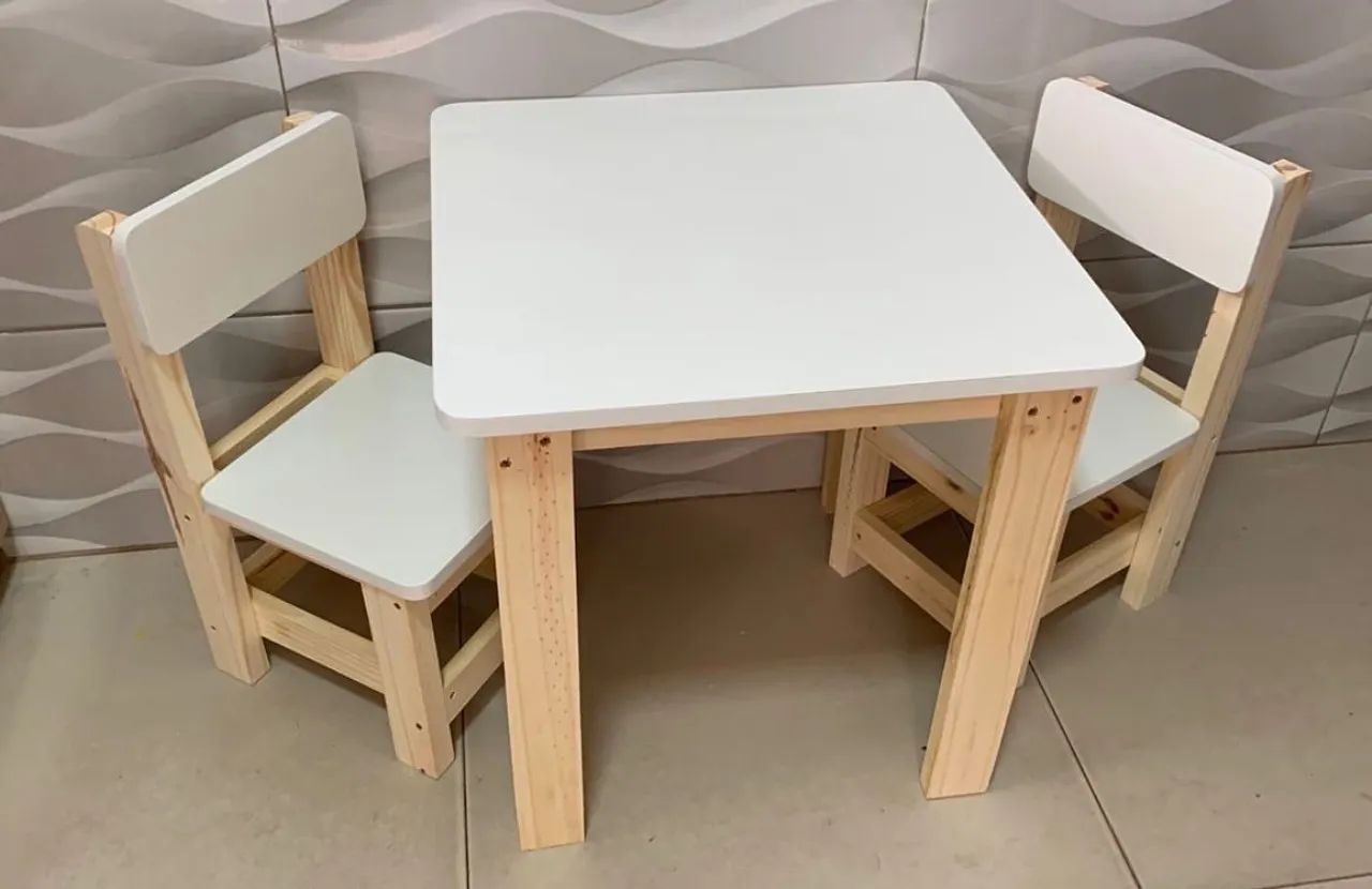 Mesa em mdf para crianças até 6 anos